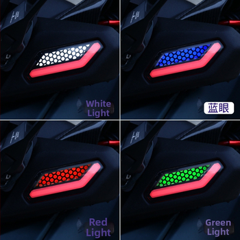 Svetlá Yamaha XMAX300, ovládate cez app regulovateľný signál a denné DRL, materiál ABS LED, model HPMP-D031