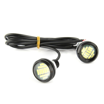 LED Eagle Eye svjetla, 23 mm, 12 LED, izuzetno svijetla leća, visoka snaga, dnevna svjetla i stražnje svjetlo