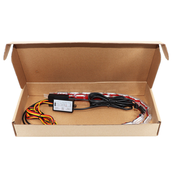 Lampă semnalizare LED bi-color cu ghid de lumină și funcție de lumină de zi, 12V, 3W, SMD3014