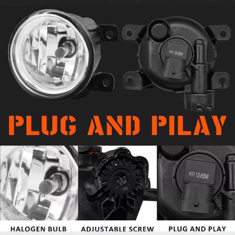 Honda Civic 2019-2020 LED nappali menetfény elülső ködlámpa burkolat — PC+PP, 12V, 55W, 5000 óra élettartam