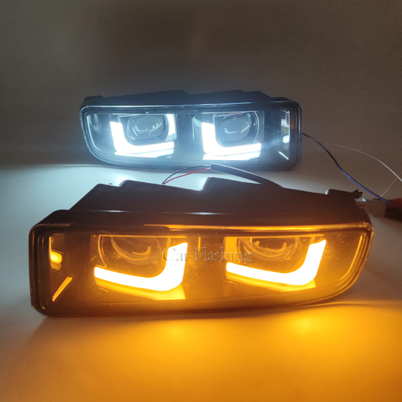 Prednji sklop svjetala za maglu Lexus LX470 (98-07) s DRL lećom, ABS+LED, 8W, 800 lm, 12V