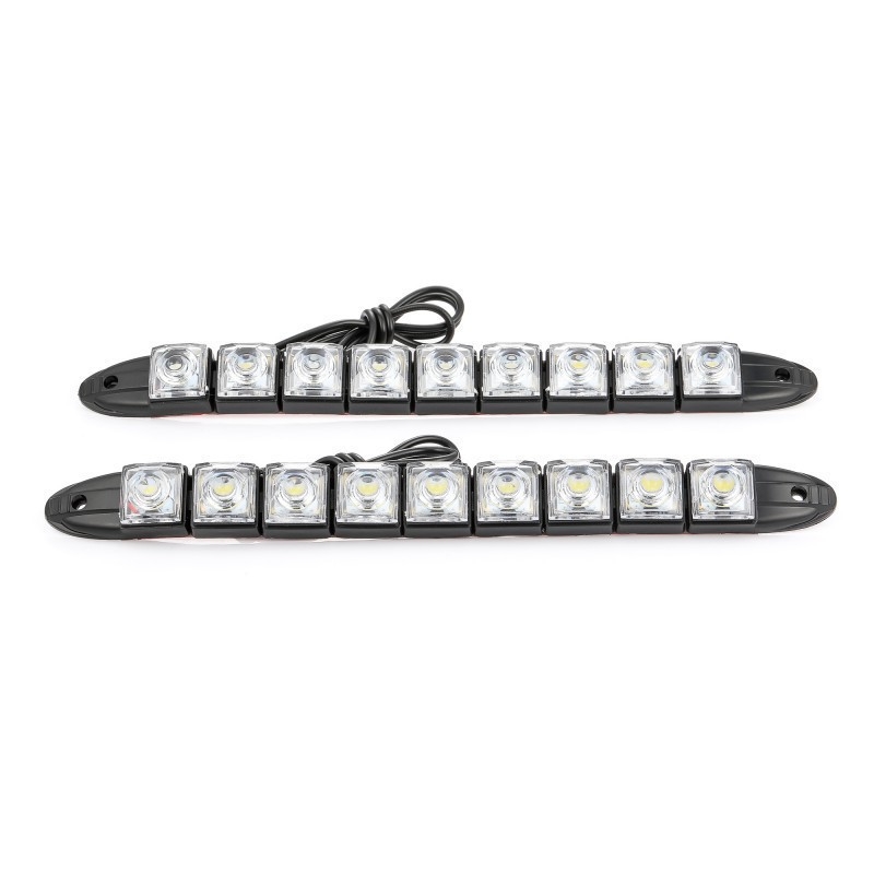 LED DRL în formă de șarpe — flexibil, model Greedy Snake, 12V, 3W, 0.2A, compatibil universal