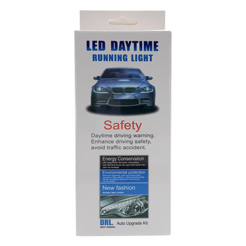 L-образен дневен светлинен фар, 12 LED, 5W, 12V, водоустойчив