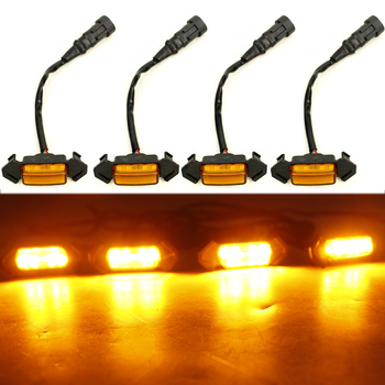 Tacoma Mid-Grid LED Daylight Running Light pentru grila mijlocie (12V, LED de 1W, carcasa ABS, compatibil cu Tacoma 16–19)