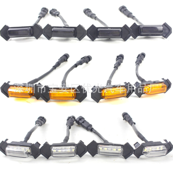 Tacoma Mid-Grid LED Daylight Running Light pentru grila mijlocie (12V, LED de 1W, carcasa ABS, compatibil cu Tacoma 16–19)