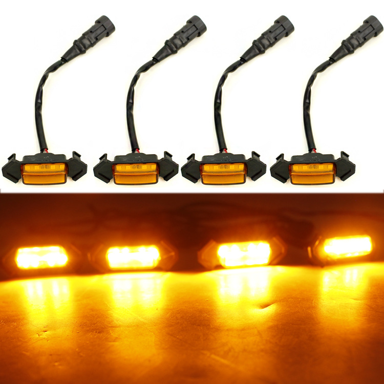 Tacoma Mid-Grid LED Daylight Running Light pentru grila mijlocie (12V, LED de 1W, carcasa ABS, compatibil cu Tacoma 16–19)