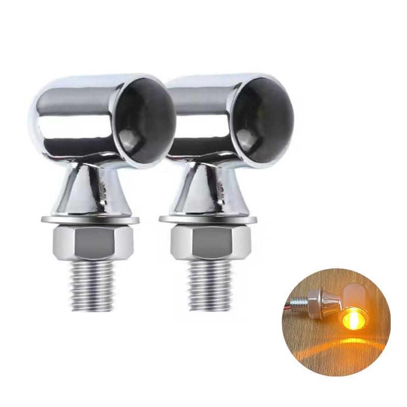 LED mini pokazivač smjera za motocikl, model QYQ-3019, 12V, cinkova legura, 1.1W