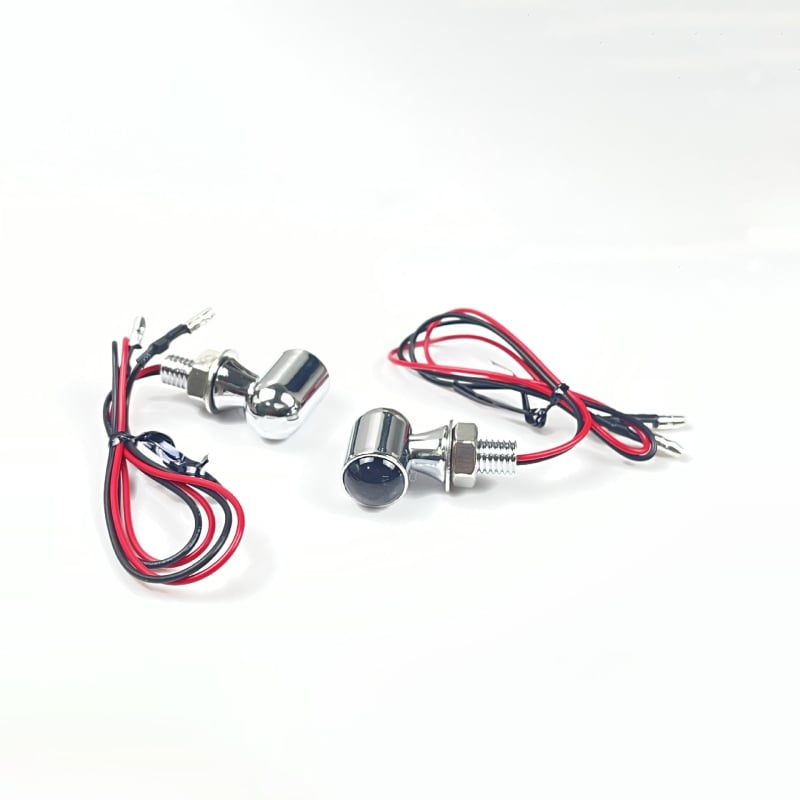 LED mini pokazivač smjera za motocikl, model QYQ-3019, 12V, cinkova legura, 1.1W