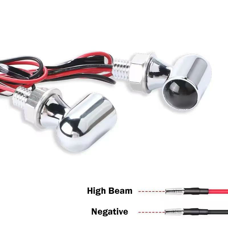 LED mini pokazivač smjera za motocikl, model QYQ-3019, 12V, cinkova legura, 1.1W