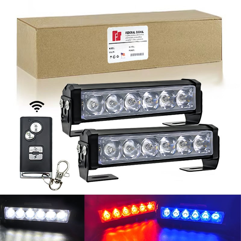 Αυτοκινητικό COB ράβδο φωτιστικό στροβ με τηλεχειριστήριο, 6W, 12V, μοντέλο SD-00998, αλουμινένιο κράμα