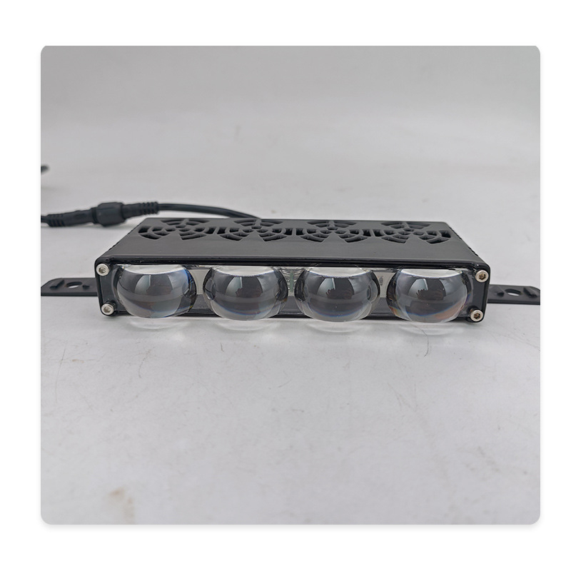 Lumină LED pentru grila mașinii – proiector off-road, model XZ10, construcție din aluminiu, 12-36V