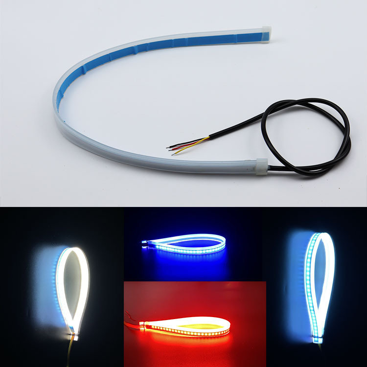 Lumini de zi ultra-subțiri pentru mașină LED bandă din silicon 12V 0.5A 1200 lm