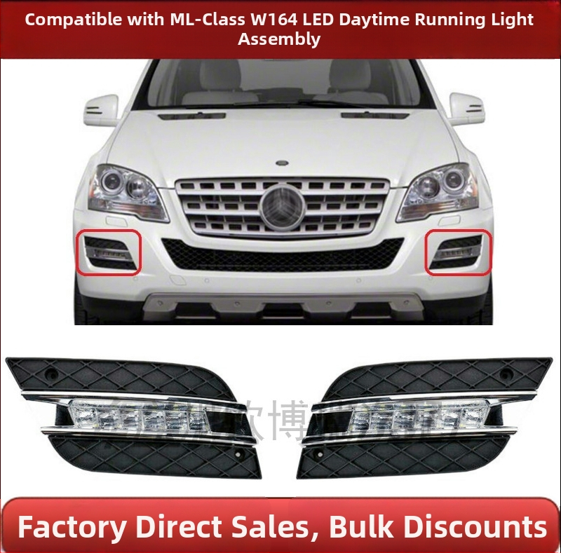 Mercedes-Benz ML-Class W164 (2009–2011) dnevna svjetla i LED svjetla za maglu ML300LED ML320/ML350/ML500