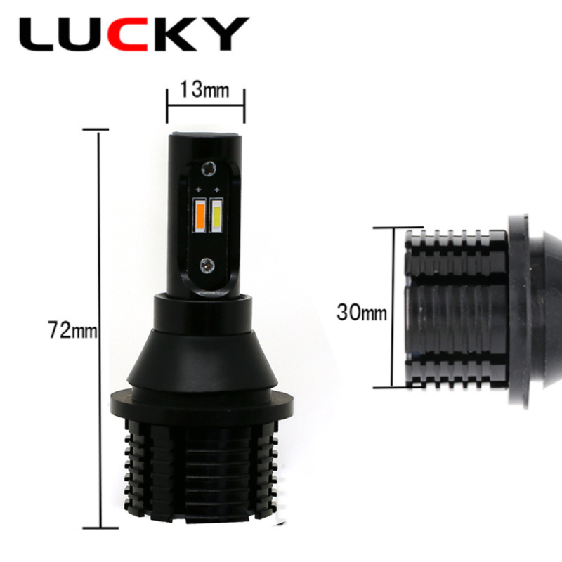 LED dnevna svjetla i pokazivači smjera, model T20/S25-12XZES-25W, 9–30V, 1500LM, izvor svjetlosti ZES