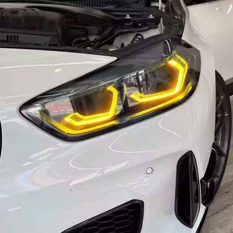 BMW Serija 1 i Serija 2 F40/F44 – žuti LED RGB DRL modul s plug-in tipom, Golden Eye