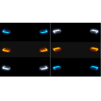 Motociklistična LED dnevna svjetla i pokazivač smjera, model 15LED, 12V, 1.2W, 3500K, vijek trajanja 50000h