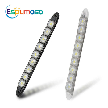 Savitljive LED dnevne svjetiljke za automobil u obliku zmije, 12V, 6-18 LED, ugradnja na prednji branik i prednji poklopac