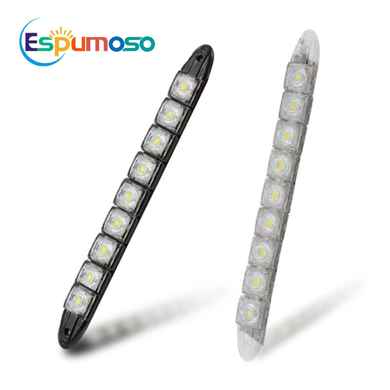Savitljive LED dnevne svjetiljke za automobil u obliku zmije, 12V, 6-18 LED, ugradnja na prednji branik i prednji poklopac