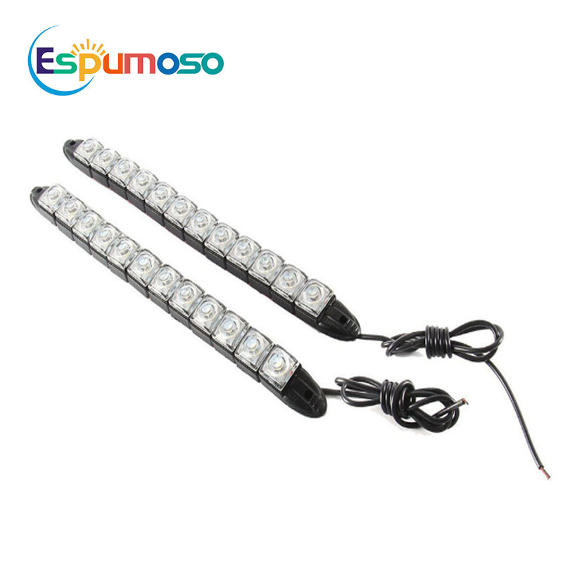Savitljive LED dnevne svjetiljke za automobil u obliku zmije, 12V, 6-18 LED, ugradnja na prednji branik i prednji poklopac