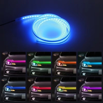 Automobilska LED ambijentalna dnevna svjetla, silikon, 12V, 9W, model Cover light, instalacija: ugrađena u prednji poklopac