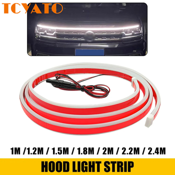 Tcyato LED svjetlo za poklopac motora – universalno, silikon kućište, 12V, model Tb-34478