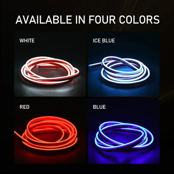 Tcyato LED svjetlo za poklopac motora – universalno, silikon kućište, 12V, model Tb-34478