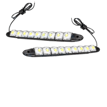 Automobilska LED dnevna svjetla – model zmije, LED, 12V, 40W, plastika