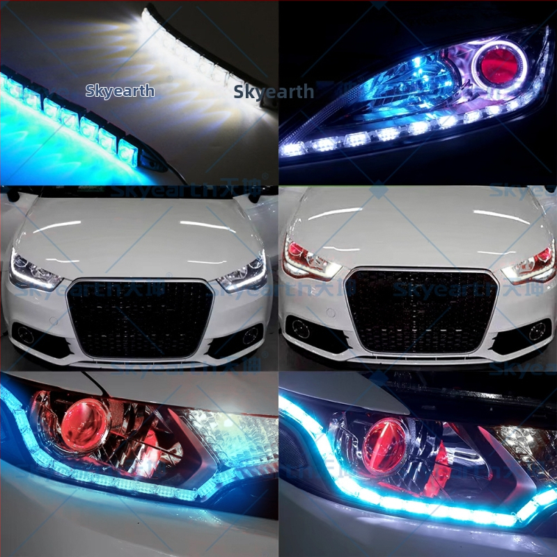 Automobilska LED dnevna svjetla – model zmije, LED, 12V, 40W, plastika