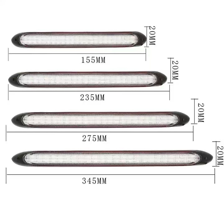 Lumină LED pentru faruri de zi auto cu semnalizare în două culori – 12V, 5W, 350 lm, universal