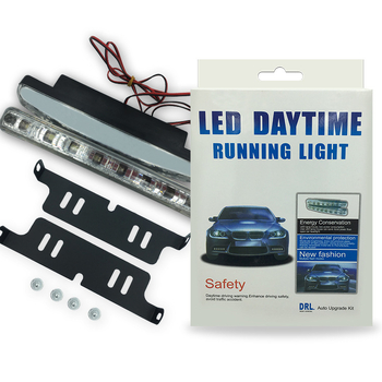Automobilske LED dnevne svjetlosti, 8LED gril svjetla, univerzalne dekorativne svjetiljke, 12V, ABS kućište, 800 lm, 2W