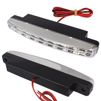 Automobilske LED dnevne svjetlosti, 8LED gril svjetla, univerzalne dekorativne svjetiljke, 12V, ABS kućište, 800 lm, 2W