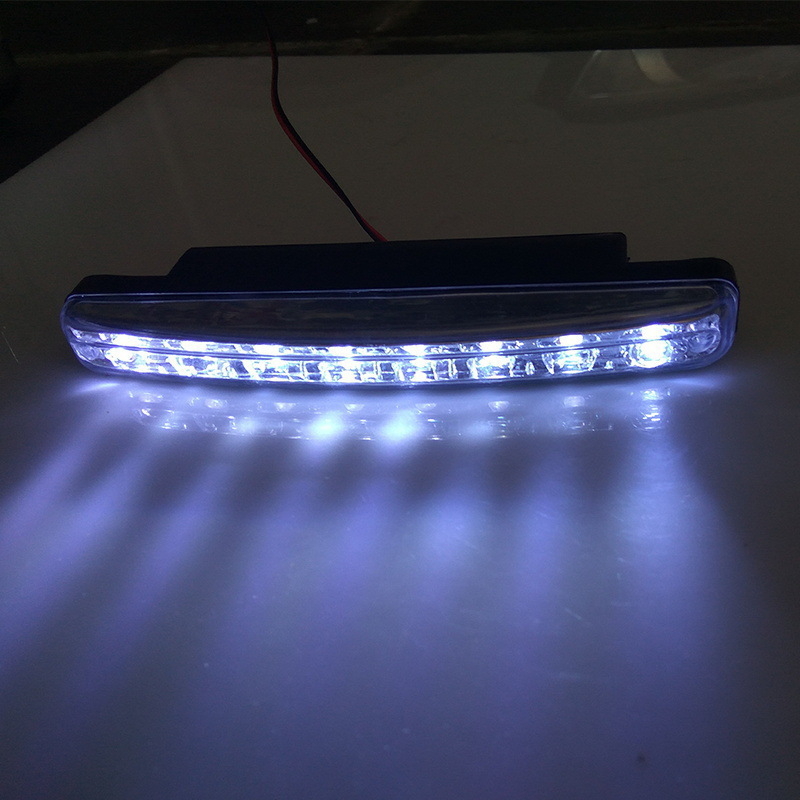 Automobilske LED dnevne svjetlosti, 8LED gril svjetla, univerzalne dekorativne svjetiljke, 12V, ABS kućište, 800 lm, 2W