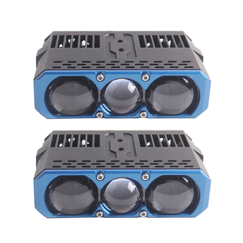 LED pracovné svetlo s lentou, model S301 s tromi LED diódami, stredová mriežka, 68–90W, 12V, IP67, 9500–13000 lx