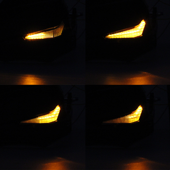 Motocikla roku aizsargs off-road ar LED gaismu — PP + alumīnija sakausējums, izturīgs pret kritieniem, Fightingracing