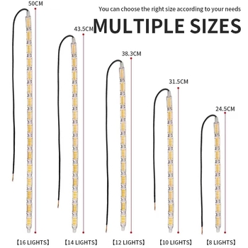 Lumină LED de zi pentru mașină 12V, impermeabilă, 150 lm, 8W, universală, semnalizare dual-color