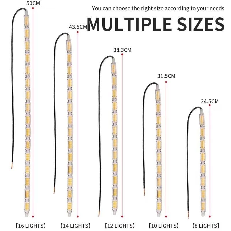 Lumină LED de zi pentru mașină 12V, impermeabilă, 150 lm, 8W, universală, semnalizare dual-color