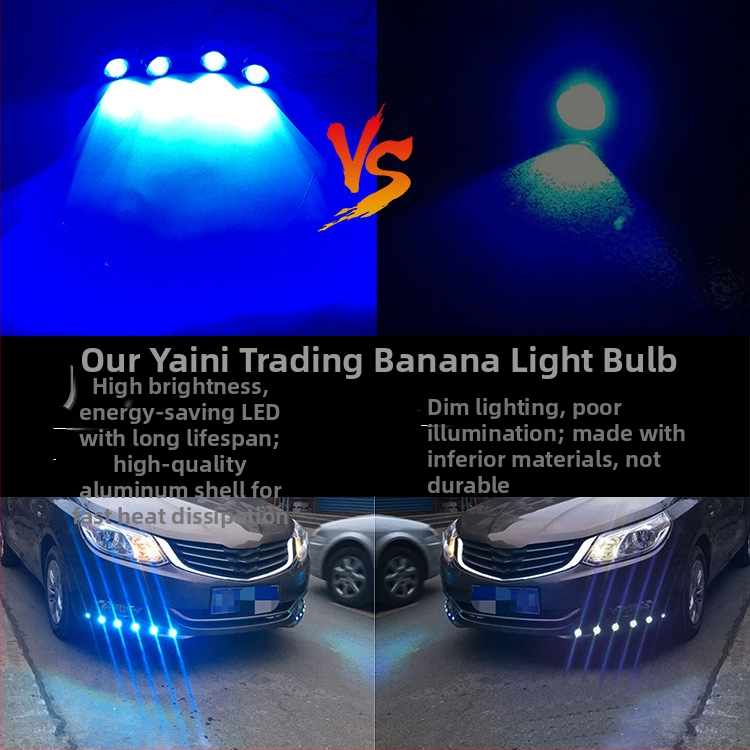 Auto LED dnevna svjetla s orlovim okom, 4-kanalna raspodjela (1–4), aluminijsko kućište, COB izvor, 12V, 12W, IP65, bežični daljinski upravljač