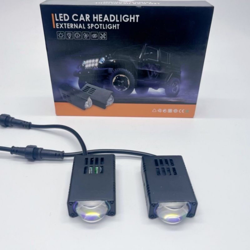 LED laserski spotlight za automobilsku rešetku i svjetlo na krovu, skriveni spot za kamione i terenska vozila, 30W, 2.5A, model V80, trajanje 30000 h