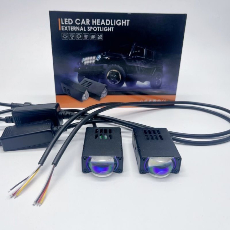 LED laserski spotlight za automobilsku rešetku i svjetlo na krovu, skriveni spot za kamione i terenska vozila, 30W, 2.5A, model V80, trajanje 30000 h