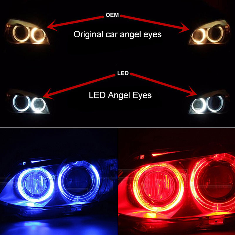 BMW Angel Eye LED svjetlo za maglu za E39 E60 X5 – 5W, 12V, 720lm, Cree LED, trajanje 50 000h