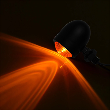 Motorkerékpár LED indexlámpa retro fém házban, 12V, 3W, 10000h