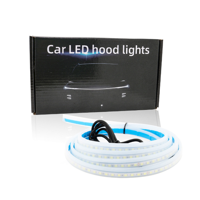 LED dnevna svjetla za poklop motora – univerzalna, silikon+LED, 12V, 6W, 0.3A
