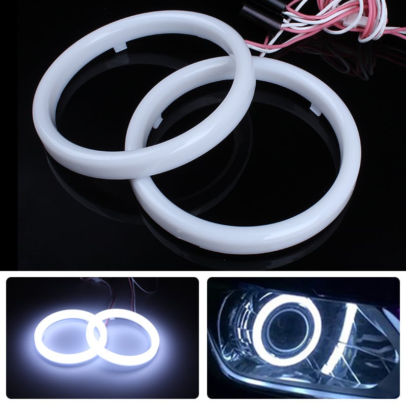 LED anđelske oči za automobile i motocikle, DRL dnevno svjetlo, model 90MM, 10W, 9-30V, IP68