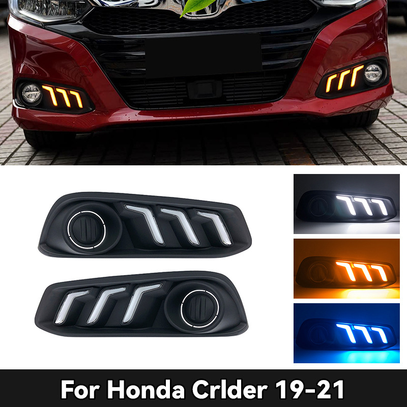LED dnevne svjetiljke za Honda Lingpai 19-21, 12V, 3800 lm, 4000K, ABS kućište, akrilna leća