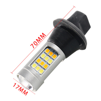 LED automobilska svjetla, dvobojni signalizacijski i dnevni svjetla, BA15S / T20 7440 2835 42SMD, paket za dekodiranje