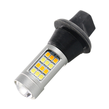 LED automobilska svjetla, dvobojni signalizacijski i dnevni svjetla, BA15S / T20 7440 2835 42SMD, paket za dekodiranje