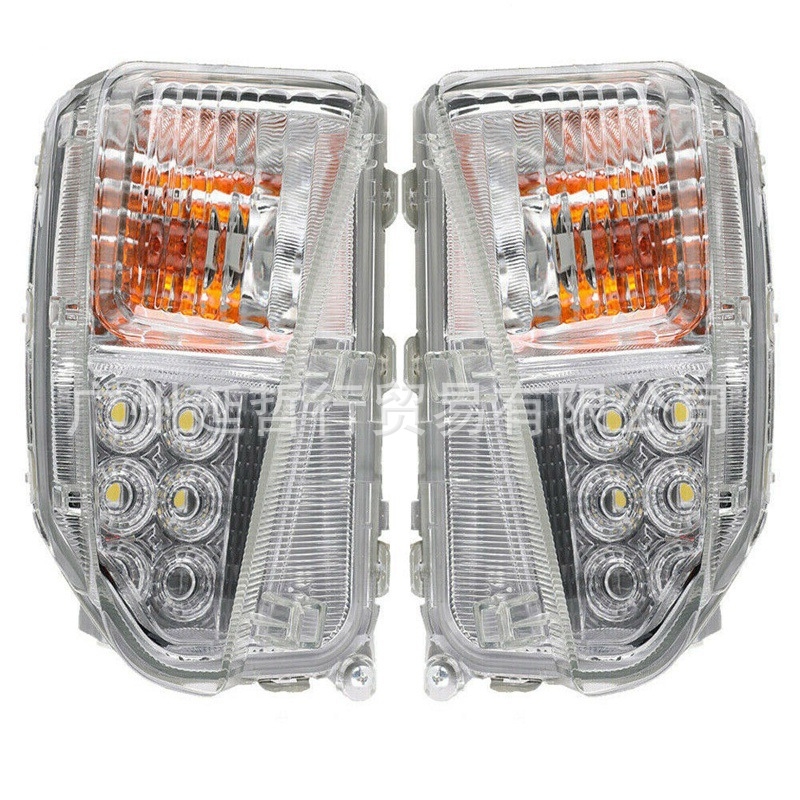 LED дневни светлини с фарове за мъгла за Toyota Prius (2012–2015) – 55W LED, 12V, ABS корпус, живот 5000 ч