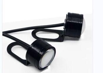 Motociklistička LED svjetla Eagle Eye s ogledalom, prednja svjetla, komplet od 3 svjetla, IP68, 12V