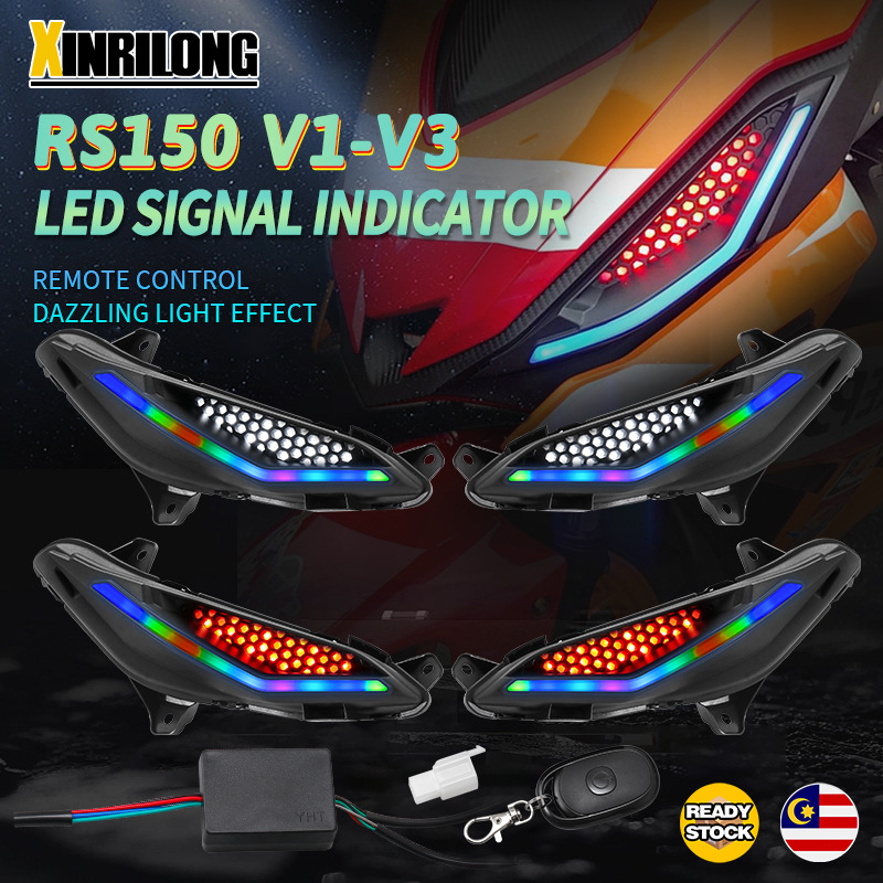 LED dnevno svjetlo za Honda RS150 V1/V2, HP-D182, 12V, LED, ABS+LED