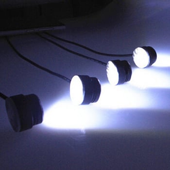 Automobilska LED svjetla Eagle Eye (4×1.5W) s bežičnim daljinskim upravljačem – 600lm, 12V, aluminijsko kućište, vijek trajanja 50.000 h